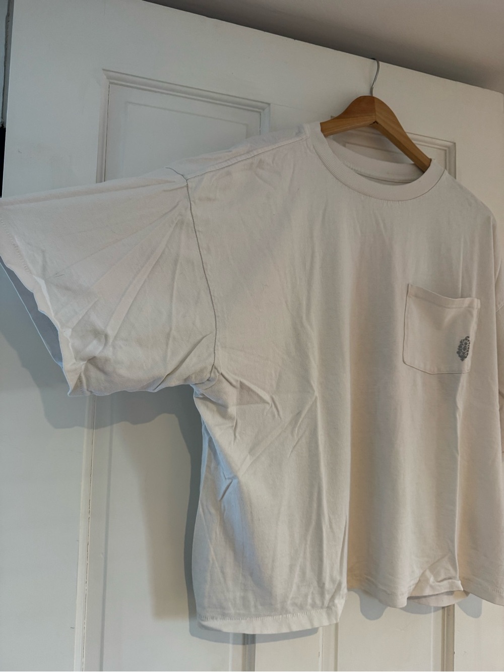 Free People Movement White Boxy Tee - Picture 3 of 5
